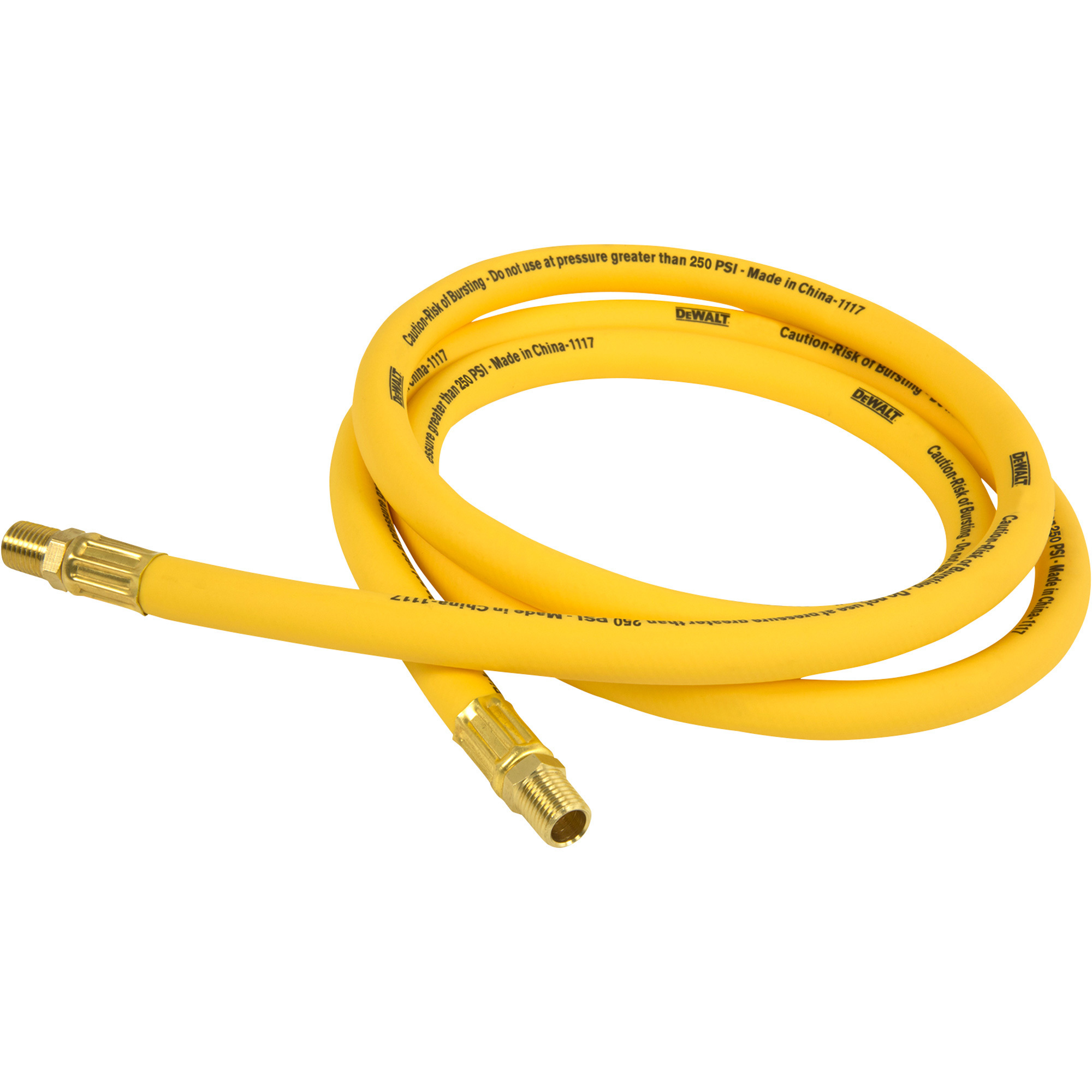 DEWALT Premium Hybrid Lead-In Hose, 1/2in. x 6ft., 250 PSI, Model# DXCM012-0226